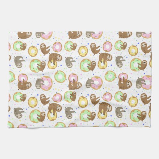 Sleuven en donuts theedoek (Horizontaal)