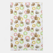 Sleuven en donuts theedoek (Verticaal)