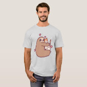 Sleuven en katten zijn de beste vrienden t-shirt (Voorkant volledig)