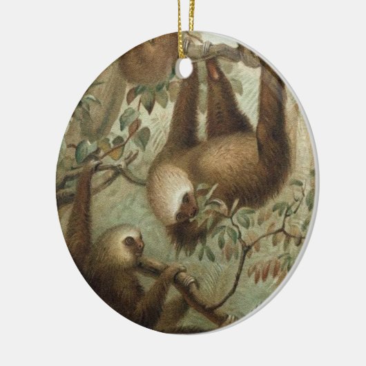 Sleuven in bomen keramisch ornament (Links)