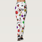 Sleuven voor kansspelautomaten bars Lucky Sevens s Leggings (Achterkant)