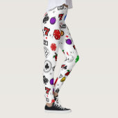Sleuven voor kansspelautomaten bars Lucky Sevens s Leggings (Rechts)