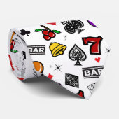 Sleuven voor kansspelautomaten bars Lucky Sevens s Stropdas (Opgerold)