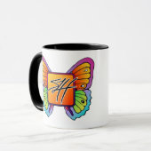 SLH met Vlindervleugels Logo Mok (Voorkant links)