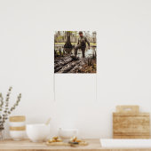 Slib door de modder poster (Keuken)