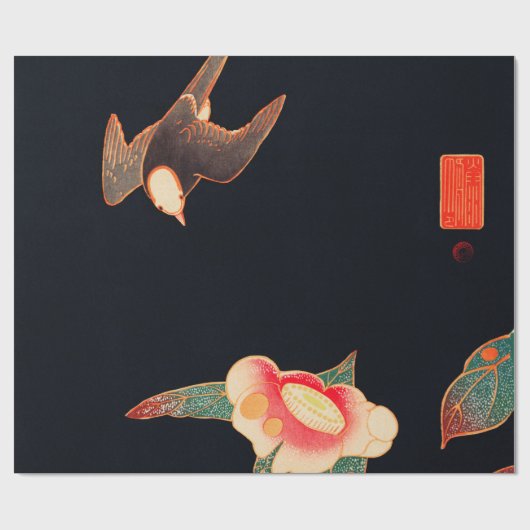 Slib en Camellia (1900) van Ito Jakuchu Cadeaupapier (Vlak)