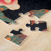 Slib en Camellia (1900) van Ito Jakuchu Legpuzzel (Zijkant)