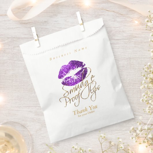 Slib Proof Lips - Paars Bedankzakje (Geknipt)