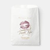 Slib Proof Lips - Roze Rose Bedankzakje (Voorkant)