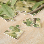 Slib-vlinders op bloeiende struikgewas legpuzzel (Zijkant)