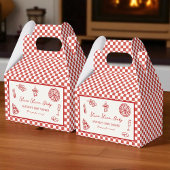 Slice Baby Italiaans Pizza Baby shower Bedankdoosjes