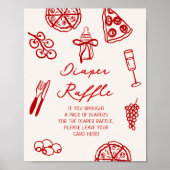 Slice Baby Luier Raffle Printable Poster (Voorkant)