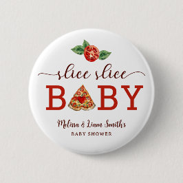 Slice Baby Pizza Baby shower Button – Fun Pa