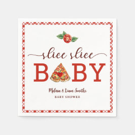 Slice Baby Pizza Baby shower servetten – Fun F