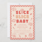Slice Baby Pizza Hand getrokken Baby shower Kaart (Voorkant)