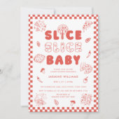 Slice Baby Pizza Hand getrokken Baby shower Kaart (Voorkant)