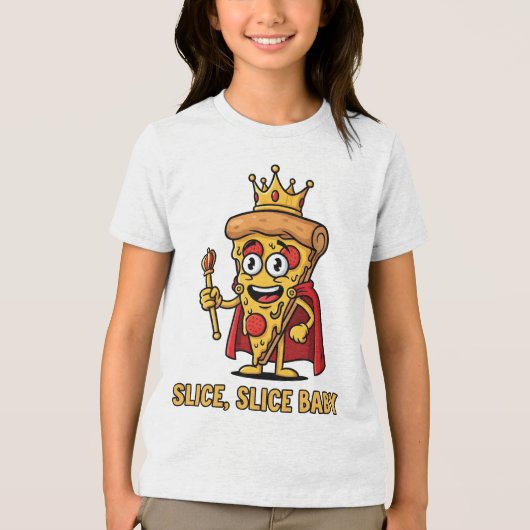 🔥 Slice Baby Pizza King T-shirt (Voorkant)