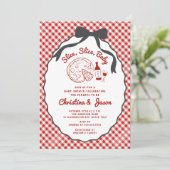 Slice Baby Pizza Shower Kaart (Staand voorkant)