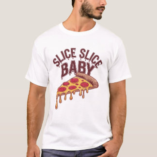 Slice Baby pizzaliefhebber T-shirt