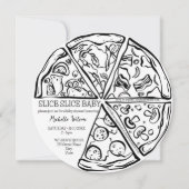 Slice Baby Unieke hand getekend grillig Kaart (Voorkant)