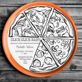 Slice Baby Unieke hand getekend grillig Kaart