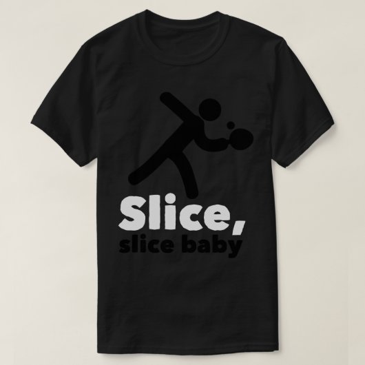 Slice Baby wit T-shirt (Design voorkant)