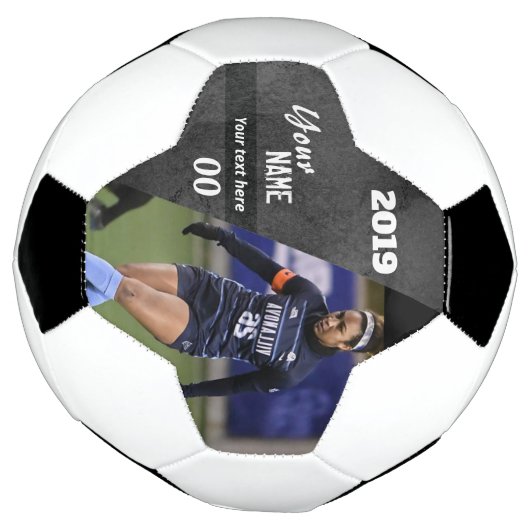 Slice Custom Voetbal Black (Gedraaid)