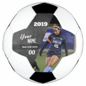 Slice Custom Voetbal Black (Voorkant)