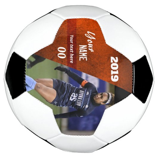 Slice Custom Voetbal Oranje (Gedraaid)