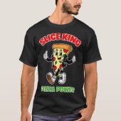 SLICE DE PIZZA CAMINANDO T-SHIRT (Voorkant)