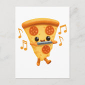 Slice Een mondharmonica spelen Briefkaart (Voorkant)