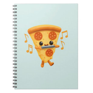 Slice Een mondharmonica spelen Notitieboek