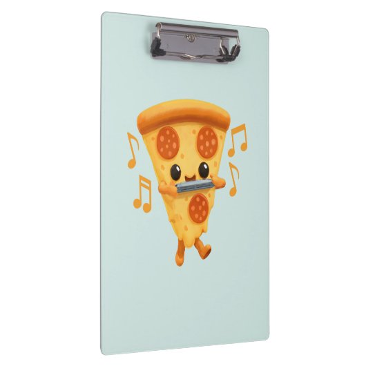 Slice Het spelen van een Harmonica Schattige Klembord (Rechts)