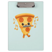 Slice Het spelen van een Harmonica Schattige Klembord (Voorkant)