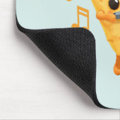 Slice Het spelen van een Harmonica Schattige Muismat (Hoek)