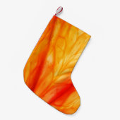 Slice of citrus fruit with backlit, abstract macro kleine kerstsok (Voorkant (Hangend))