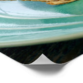 Slice of fresh baked apple pie on plate poster (Hoek)