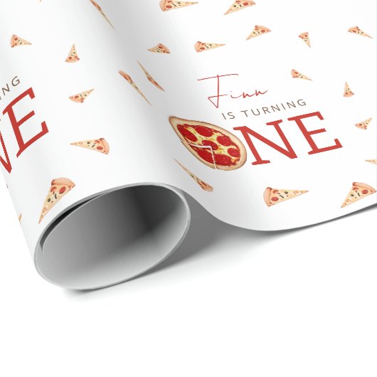 Slice Of Fun 1st Birthday  Cadeaupapier (Rol Hoek)