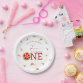 Slice Of Fun 1st Birthday Papieren Bordje (Feest)