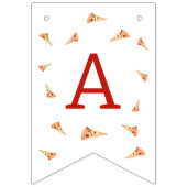 Slice Of Fun 1st Birthday Vlaggetjes (Derde vlag)