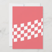 Slice Of Fun Pizza Birthday Party Kaart (Achterkant)