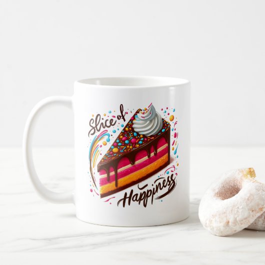 Slice of Happiness D1 Koffiemok (Met donut)