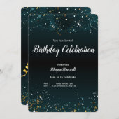 Slice of Happiness: verjaardagsfeest met taart als Kaart (Voorkant / Achterkant)