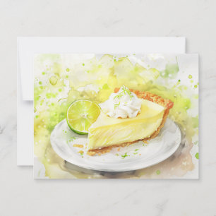 Slice of Key Limoen Pie Briefkaart