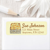 Slice of Kugel Jewish Egg Noodle Casserole Etiket (Insitu)