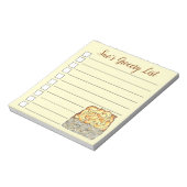 Slice of Kugel Jewish Egg Noodle Casserole Notitieblok (Linkerzijde)