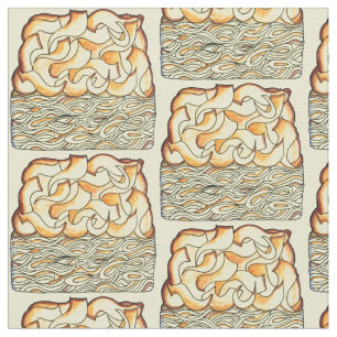 Slice of Kugel Jewish Egg Noodle Casserole Stof
