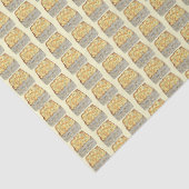 Slice of Kugel Jewish Egg Noodle Casserole Tissuepapier (Detail)