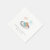 Slice of Love gepersonaliseerd Servet (Hoek)