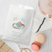 Slice of Love Personalized Couples Bedankzakje